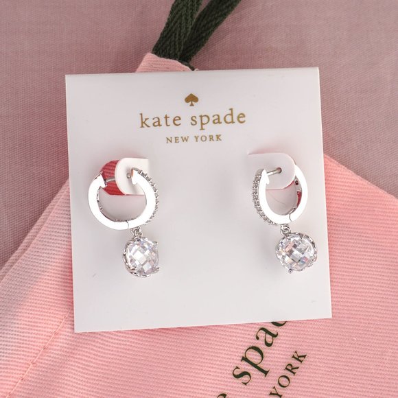 that sparkle pavé huggies